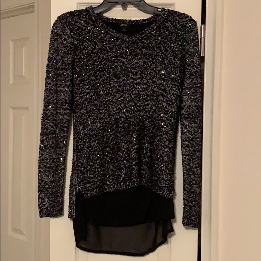 Apt 9 sparkly sweater